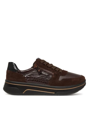 Sneakersy Ara Sapporo 3.0 12-27540-27 Brązowy ciemny