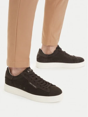 Sneakersy Armani Exchange XM002617 AF19687 S6318 Brązowy