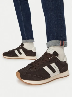 Sneakersy Armani Exchange XM002689 AF17447 M6334 Brązowy