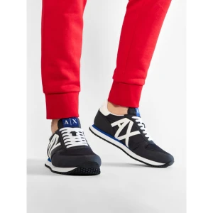 Sneakersy Armani Exchange XUX017 XCC68 K487 Granatowy