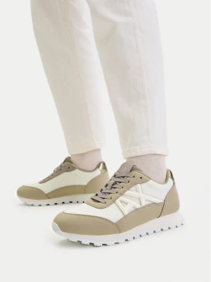 Sneakersy Armani Exchange XW002150 AF19388 MZ396 Beżowy