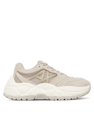 Sneakersy Armani Exchange XW003072 AF27081 MZ991 Beżowy jasny