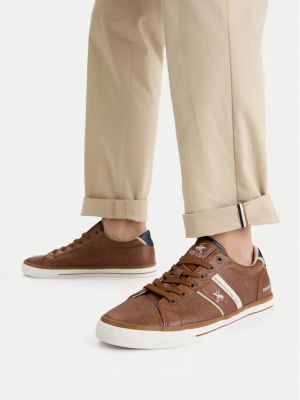 Sneakersy Beverly Hills Polo Club CEO-FRISCO-01 Brązowy