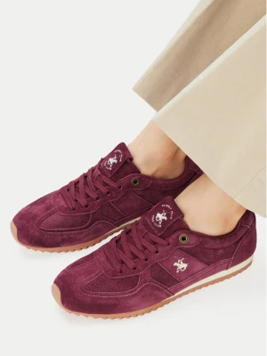 Sneakersy Beverly Hills Polo Club EO-WP40-FC-250104YX Bordowy