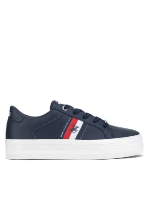 Sneakersy Beverly Hills Polo Club V12-721 Granatowy