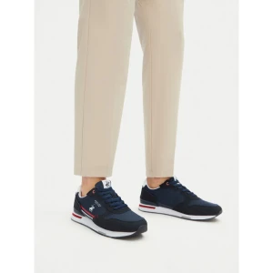 Sneakersy Beverly Hills Polo Club V5-6414 Granatowy