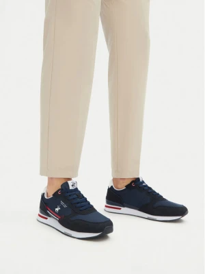 Sneakersy Beverly Hills Polo Club V5-6414 Granatowy