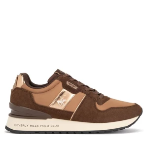 Sneakersy Beverly Hills Polo Club W-3C098-2A324 Brązowy