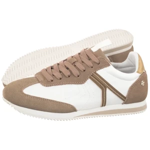 Sneakersy Beżowe / Białe M7355-04 / 00-7 (MA1617-a) Maciejka