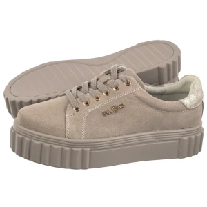 Sneakersy Beżowe DP6110/24 BE (FO76-b) Filippo