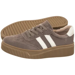 Sneakersy Beżowe DP6776 / 26 TP (FO138-k) Filippo