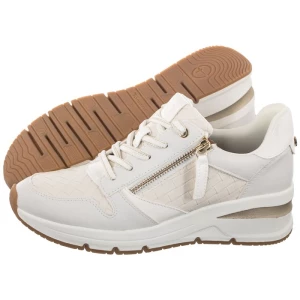 Sneakersy Białe 1-23702-20 183 White/Struct (TM424-b) Tamaris