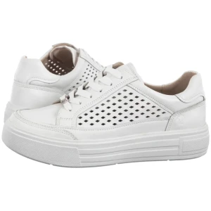 Sneakersy Białe 9-23719-44 102 White Nappa (CP435-a) Caprice