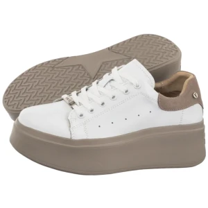 Sneakersy Białe/Beżowe DP7537/26 WH BE (FO220-a) Filippo