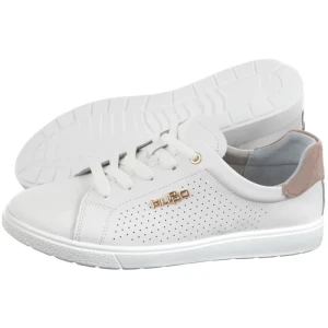 Sneakersy Białe DP6738/26 WH BE (FO145-a) Filippo