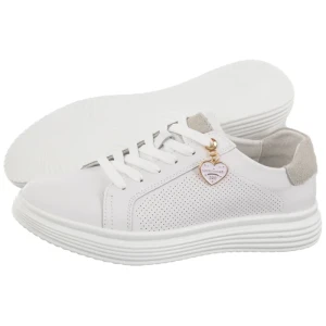 Sneakersy Białe DP6860/26 WH (FO219-a) Filippo