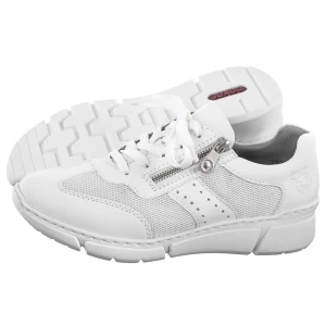 Sneakersy Białe M0100-80 White (RI111-a) Rieker