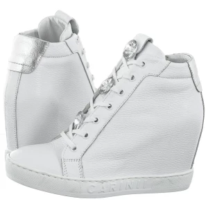 Sneakersy Białe/Srebrne B9046-I81-J28-000-B88 (CI719-a) Carinii
