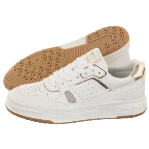 Sneakersy Białe/Złote 1-23718-20 190 White/Gold (TM428-a) Tamaris