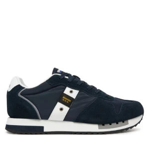 Sneakersy Blauer S5QUEENS01/MES-NVY/WHI Granatowy
