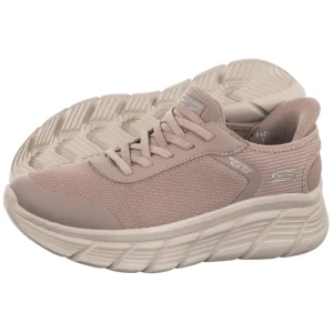 Sneakersy Bobs B Flex Hi Linear Force Slip-Ins Taupe 117391/TPE (SK274-b) Skechers