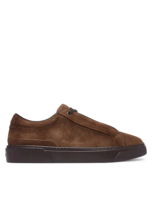 Sneakersy BOSS Gary 50534292 Brązowy