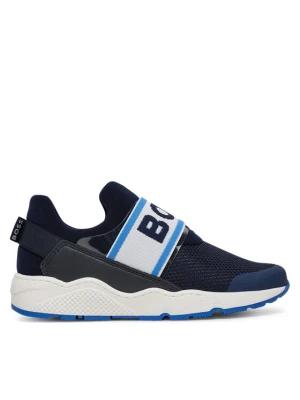 Sneakersy BOSS J51645 M Granatowy