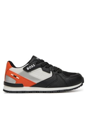 Sneakersy BOSS J51646 M Czarny