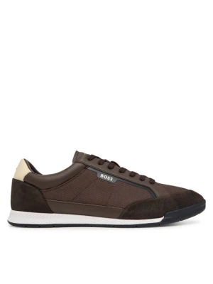 Sneakersy BOSS Nitan 50573552 Brązowy