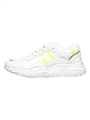 Hummel Sneakersy "Braga Vinyl" w kolorze biało-żółtym rozmiar: 42