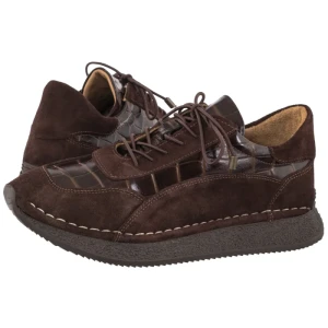 Sneakersy Brązowe 26JP142 (NE446-a) Nessi