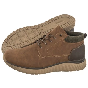 Sneakersy Brązowe B0603-24 Brown (RI129-a) Rieker