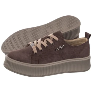 Sneakersy Brązowe DP6122/26 D BR (FO151-b) Filippo