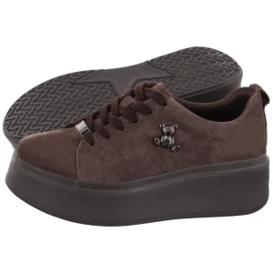 Sneakersy Brązowe DP6246/26 D BR (FO225-a) Filippo