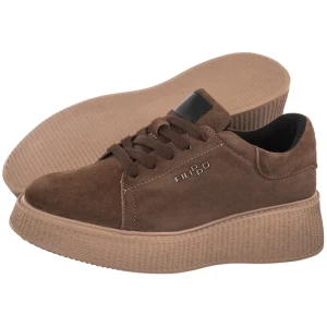 Sneakersy Brązowe DP7982 / 26 BR (FO252-a) Filippo