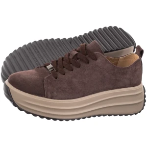 Sneakersy Brązowe DP8339 / 26 D BR (FO266-a) Filippo