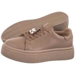 Sneakersy Brązowe V408-00379-01TAU (VE872-b) Venezia