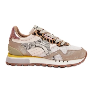 Sneakersy Buty Sportowe Damskie D.Franklin DFSH378006 Złote złoty