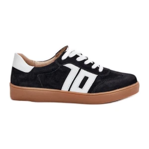 Sneakersy Buty Sportowe Zamszowe Vinceza 79517 Czarne