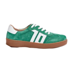 Sneakersy Buty Sportowe Zamszowe Vinceza 79517 Zielone