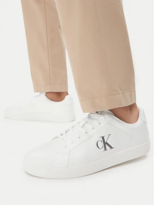 Sneakersy Calvin Klein 3 Cupsole Derby Pu Tmb HM0HM02331 Biały