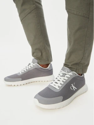 Sneakersy Calvin Klein 3 Eva Runner Mesh YM0YM01264 Szary