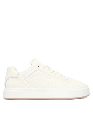 Sneakersy Calvin Klein Basket Cup Oxf Lup Hf HM0HM02132 Kremowy