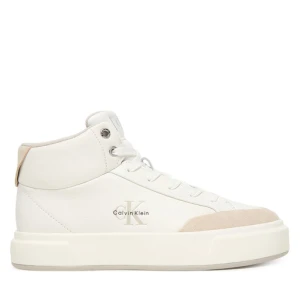 Sneakersy Calvin Klein Basket Cups High Laceup Lth Mix YW0YW02024 Biały