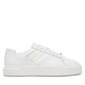 Sneakersy Calvin Klein Basket Cups Lace Up Logo Tape YW0YW02007 Biały