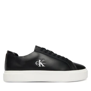 Sneakersy Calvin Klein Basket Cupsole Laceup Lth Ml YM0YM01460 Czarny