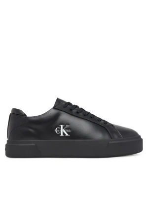 Sneakersy Calvin Klein Basket Cupsole Laceup Lth Ml YM0YM01460 Czarny