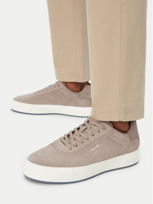 Sneakersy Calvin Klein Basket Cupsole Oxf Lup Hf Su HM0HM02131 Beżowy