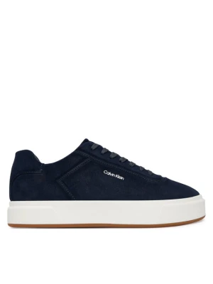 Sneakersy Calvin Klein Basket Cupsole Oxf Lup Hf Su HM0HM02131 Granatowy