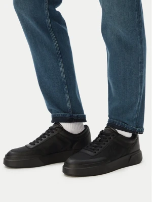 Sneakersy Calvin Klein Chunky Cups Laceup Oxf Mix Mat HM0HM02326 Czarny